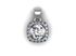 Picture of Round center cushion outline pendant with bail