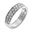 Picture of 2 bead two row pave set band half way