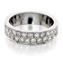 Picture of 2 bead two row pave set band half way
