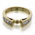 Picture of Open center channel set princess cut stones