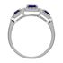 Picture of Three stone halo under gallery princess cut