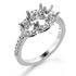 Picture of Three stone halo split prong set