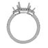 Picture of Three stone halo split prong set