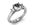 Picture of Trellis three stone ring round side stones oval center