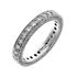 Picture of Pave set diamonds on the side eternity band