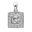 Picture of Square outline square center pendant with bail