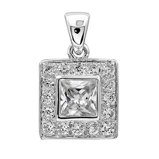 Picture of Square outline square center pendant with bail