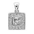 Picture of Square outline square center pendant with bail