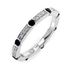 Picture of Bezel and pave set fancy eternity band