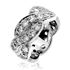 Picture of Two row pave set fancy eternity band
