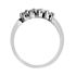 Picture of 5 stones curved band prong set