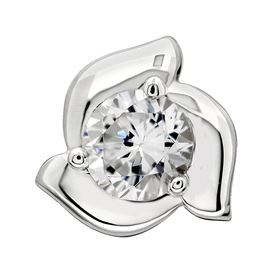 Picture of Fancy 3 prong pendant for round center stone