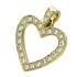 Picture of Heart shape pendant with diamond bail