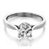 Picture of Oval center 4 prong head solitaire ring
