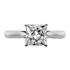 Picture of Princess cut 4 prong head solitaire ring
