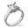 Picture of Trellis solitaire 4 prong head princess cut