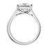 Picture of Trellis solitaire princess cut flush fit shank