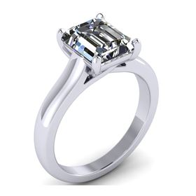 Picture of CR10839 emerald cut center