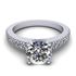 Picture of Solitaire with accents one row pre-set pave