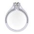 Picture of Solitaire with accents three stone pave set 3