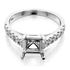 Picture of Solitaire with accents split prong princess cut