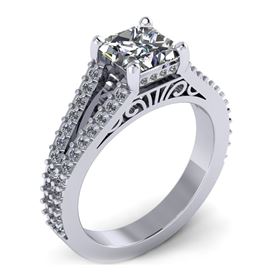 Picture of CR10359 princess cut center