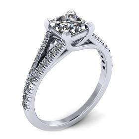 Picture of CR10779 princess cut center