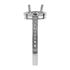 Picture of Halo ring square outline cushion center
