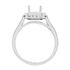 Picture of Halo ring flush fit square outline square center
