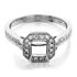 Picture of Halo ring flush fit square outline square center