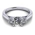 Picture of Three stone ring oval center round side stones