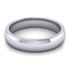 Picture of 4.0mm Platinum Half Round Comfort Fit Band