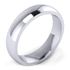 Picture of 5.0mm Platinum Half Round Comfort Fit Band