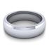 Picture of 6.0mm Platinum Half Round Comfort Fit Band