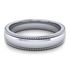 Picture of 3.0mm Platinum Half Round Comfort Fit Band With Milgrain
