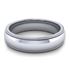 Picture of 4.0mm Platinum Half Round Comfort Fit Band With Milgrain