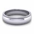 Picture of 5.0mm Platinum Half Round Comfort Fit Band With Milgrain