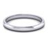 Picture of 2.0mm Platinum Half Round Comfort Fit Band