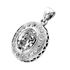 Picture of Bezel pave oval outline pendant 