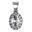 Picture of Split prong oval outline pendant 