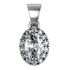 Picture of Split prong oval outline pendant 