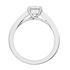 Picture of Solitaire with one row channel set princess cut