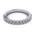 Picture of Shared prong half way wedding band
