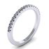 Picture of Split prong half way wedding band 3
