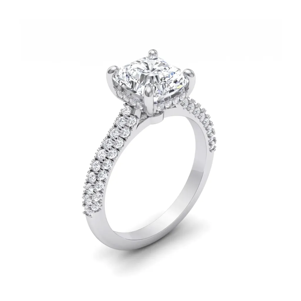 CR100270 (14K Yellow Gold, Diamond B - HI - VS2 - SI1)