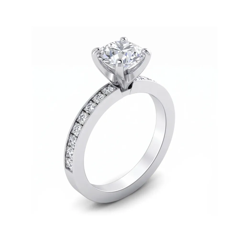 CR11172 (14K Yellow Gold, Diamond B - HI - VS2 - SI1)