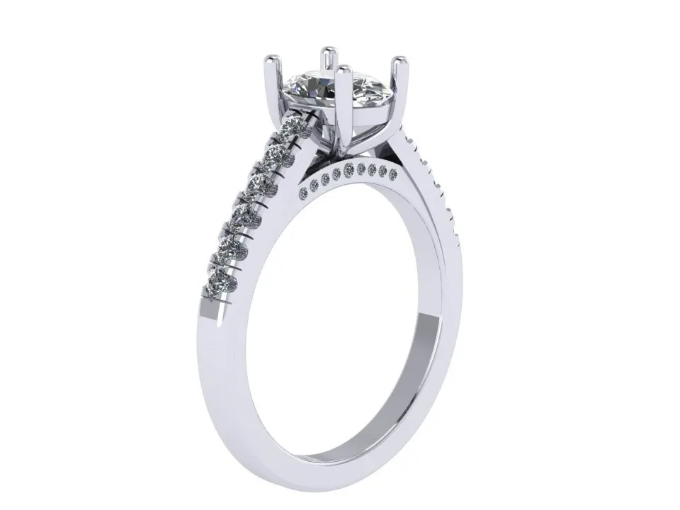 CR14786 (14K Yellow Gold, Diamond B - HI - VS2 - SI1)