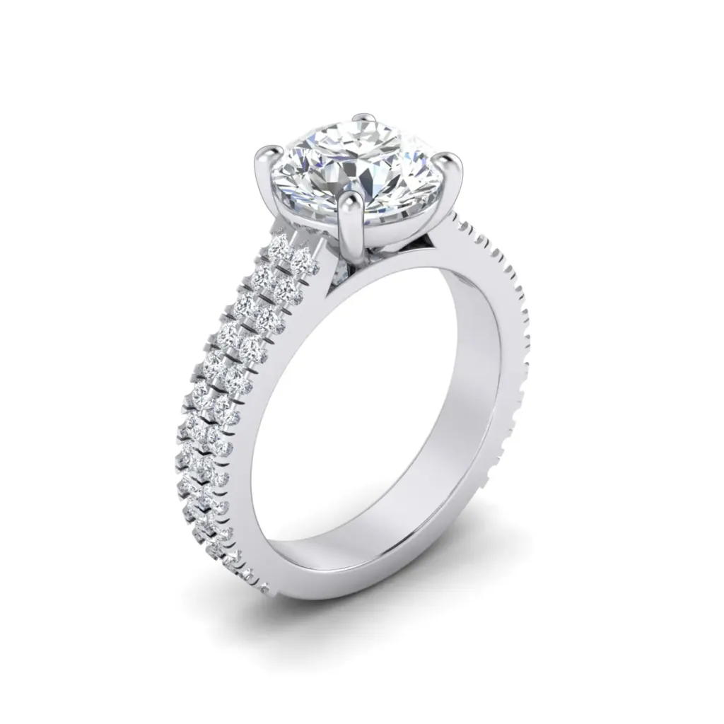 CR19844 (14K Yellow Gold, Diamond B - HI - VS2 - SI1)