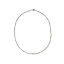 P0510 4 prong tennis necklace