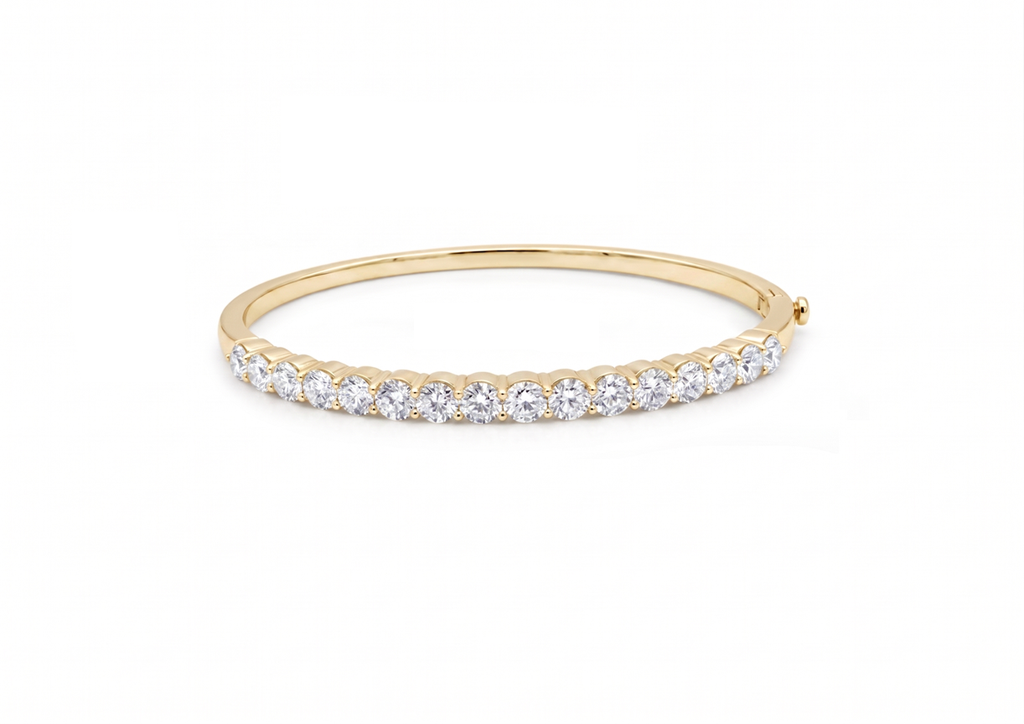 B0255 (14K Yellow Gold, Diamond B - HI - VS2 - SI1)
